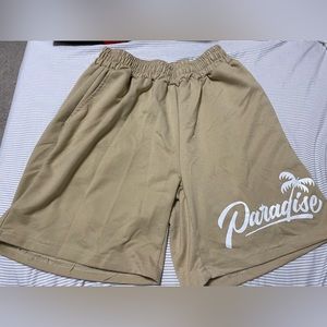 Beige Cotton Shorts!